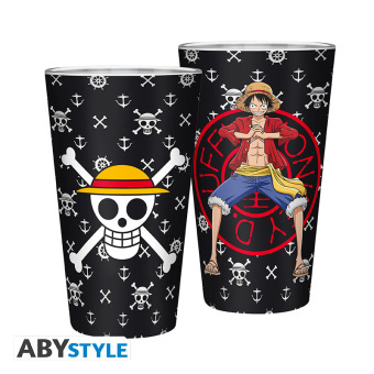 ABYstyle One Piece Luffy XL Glas