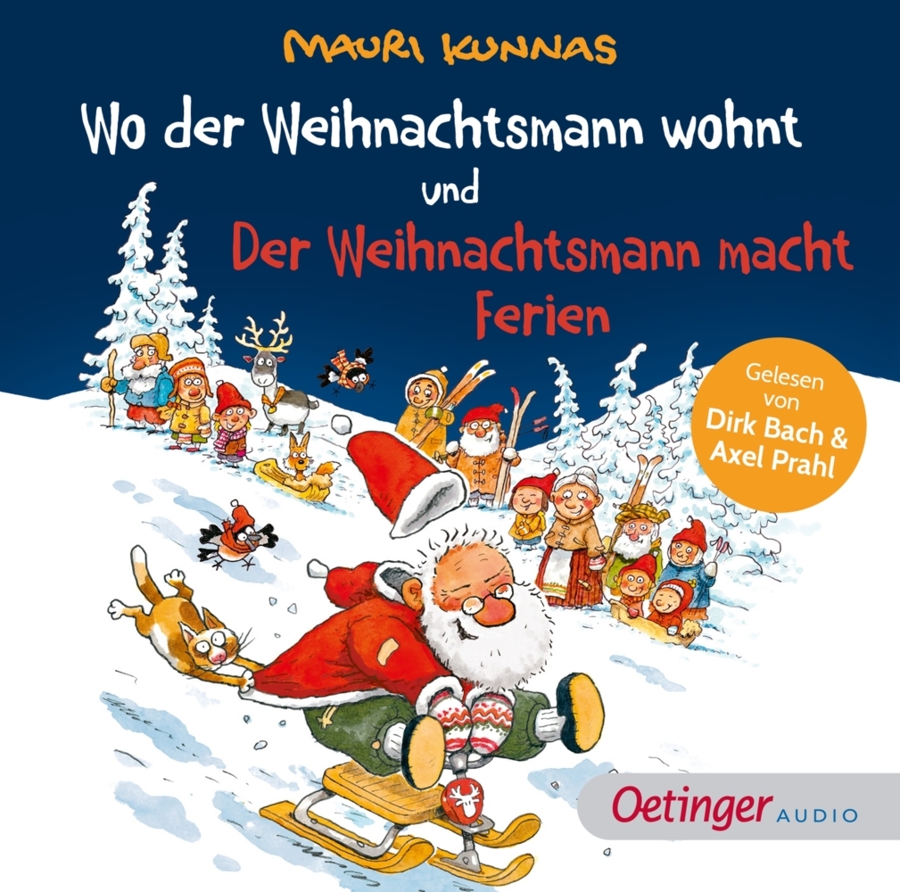 Wo der Weihnachtsmann wohnt und Der Weihnachtsmann macht Ferien, 1 Audio-CD main product photo