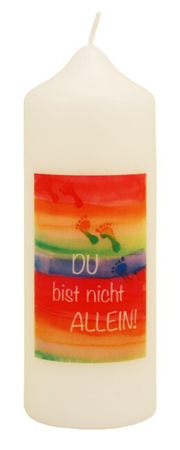 Kerze Du bist nicht allein! main product photo