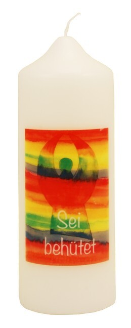 Kerze Sei behütet main product photo