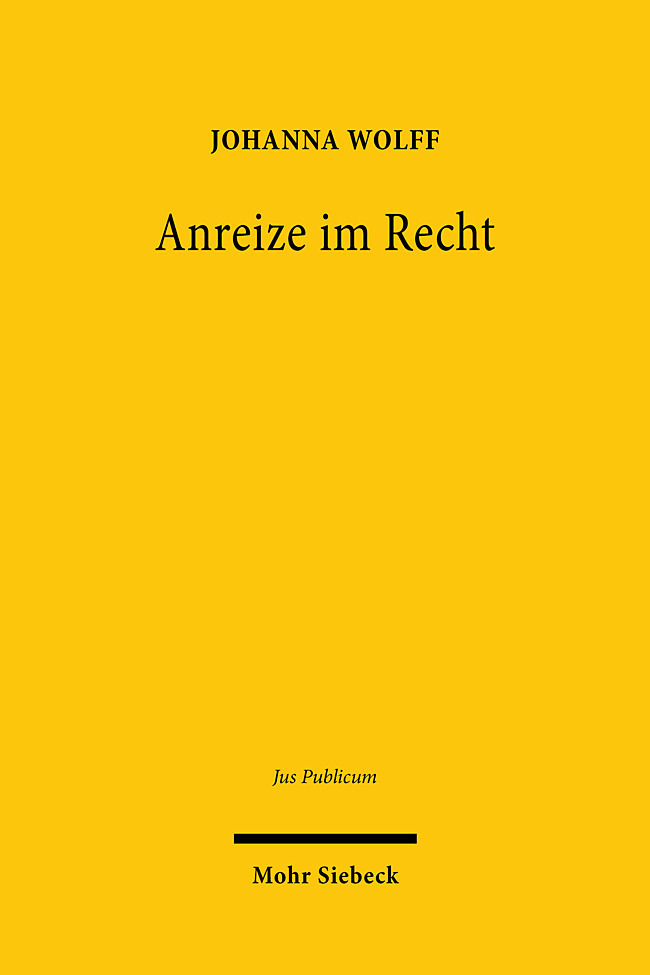 Anreize im Recht main product photo