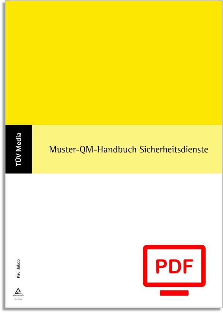 Muster-QM-Handbuch Sicherheitsdienste (E-Book,PDF) main product photo