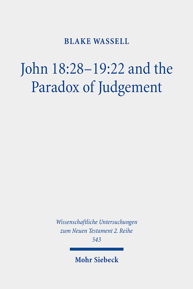 John 18:28-19:22 and the Paradox of Judgement main product photo