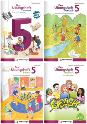 Sicher ins 6. Schuljahr - Paket: Rechnen - Schreiben - Lesen - Grammatik - Englisch · Klasse 5