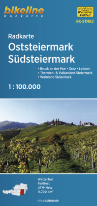 Radkarte Oststeiermark, Südsteiermark