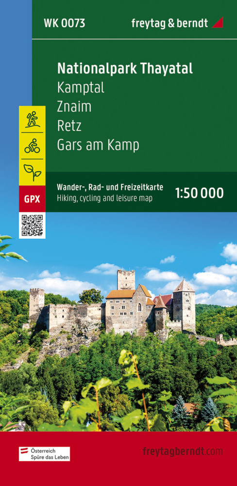 Nationalpark Thayatal, Wander-, Rad- und Freizeitkarte 1:50.000, freytag & berndt, WK 0073 main product photo