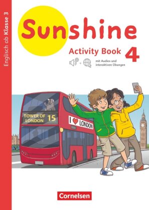 Sunshine - Englisch ab Klasse 3 - Allgemeine Ausgabe 2020 - 4. Schuljahr Activity Book mit interaktiven Übungen auf scook.de - Mit CD-ROM und Audio-CD