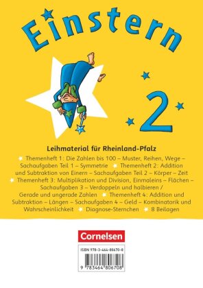 Einstern - Mathematik - Ausgabe 2021 - Band 2 Themenhefte 1-4, Diagnoseheft und Kartonbeilagen im Schuber - Ausleihmaterial (Rheinland-Pfalz). Bd.2