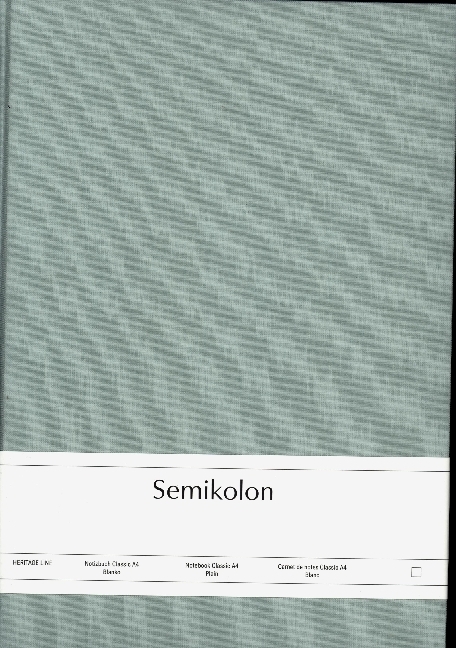 Semikolon Notizbuch Classic A4 blanko moss main product photo