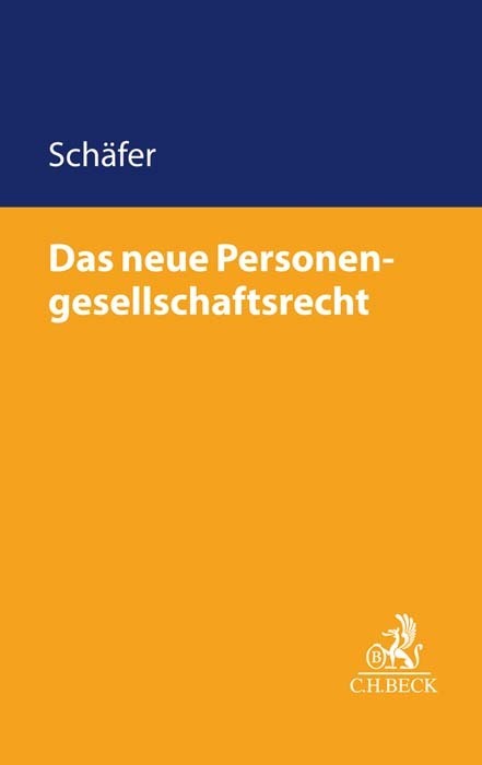 Das neue Personengesellschaftsrecht main product photo