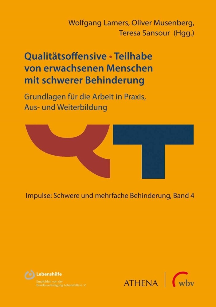Qualitätsoffensive - Teilhabe von erwachsenen Menschen mit schwerer Behinderung main product photo