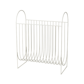 Broste copenhagen Zeitungsständer 'Maggie' Rainy Day Light Grey