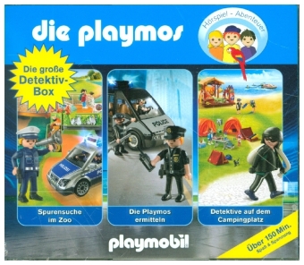 Die Playmos - Die große Detektiv-Box, 3 Audio-CD