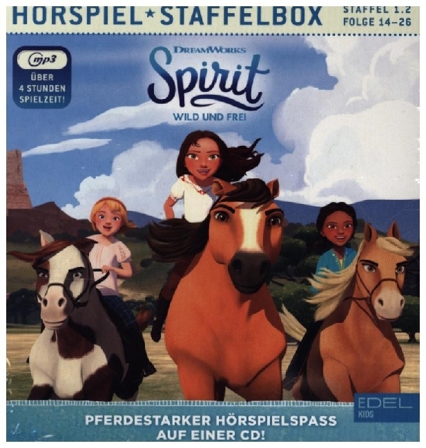 Spirit, wild und frei - Staffelbox. Box.1.2, 1 MP3-CD main product photo