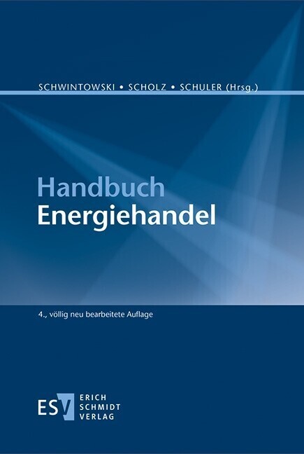 Handbuch Energiehandel main product photo