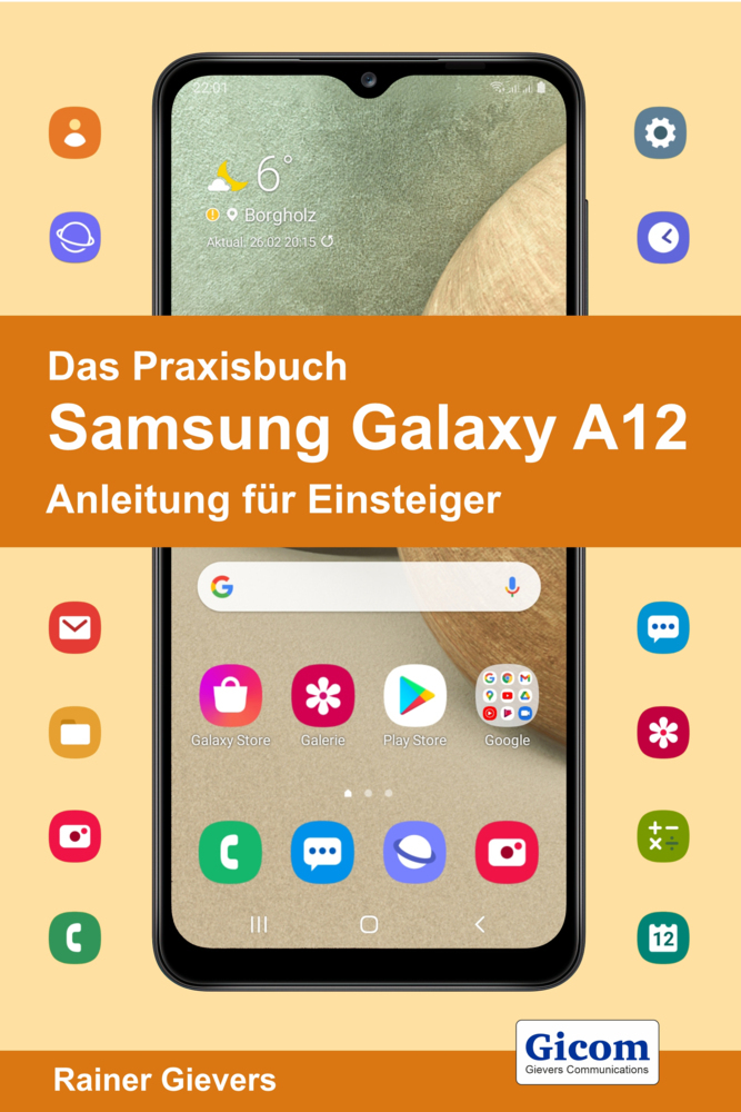 Das Praxisbuch Samsung Galaxy A12 - Anleitung für Einsteiger main product photo