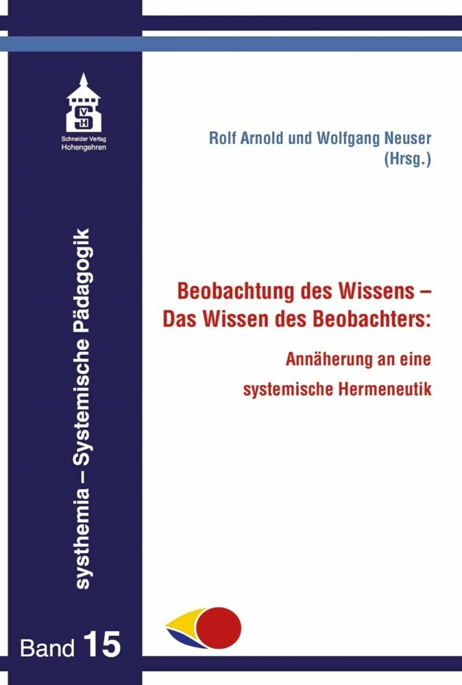 Beobachtung des Wissens - Das Wissen des Beobachters: main product photo
