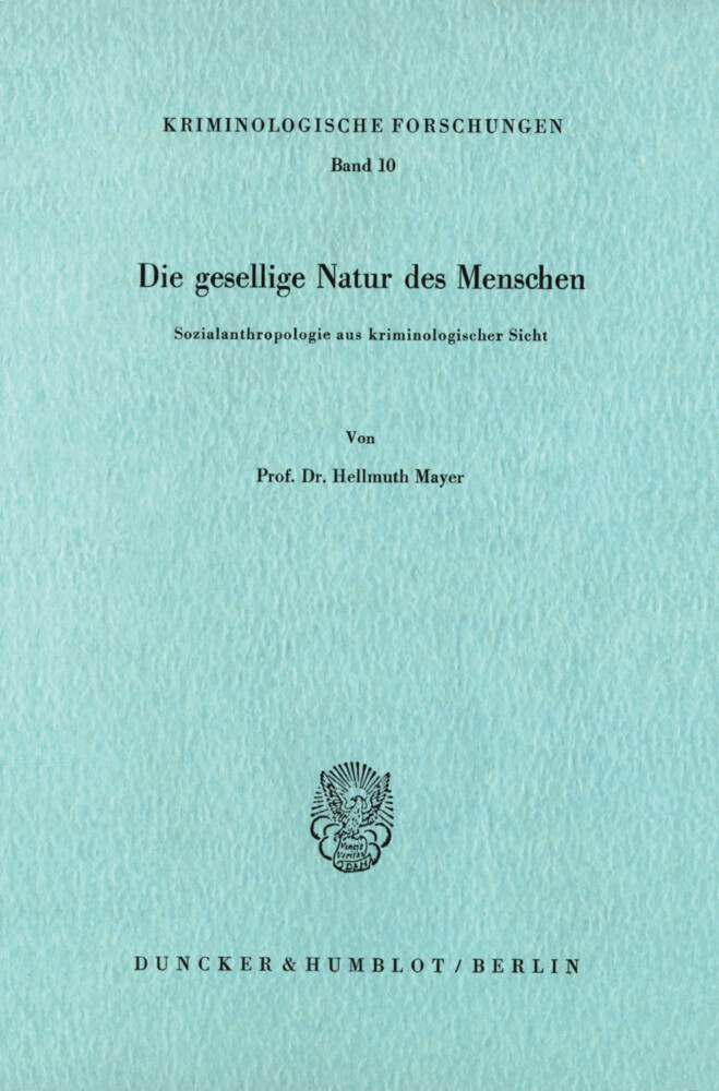Die gesellige Natur des Menschen. main product photo