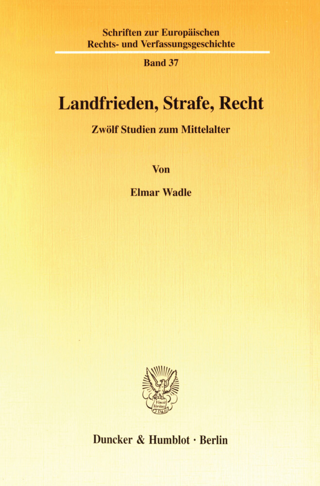 Landfrieden, Strafe, Recht. main product photo