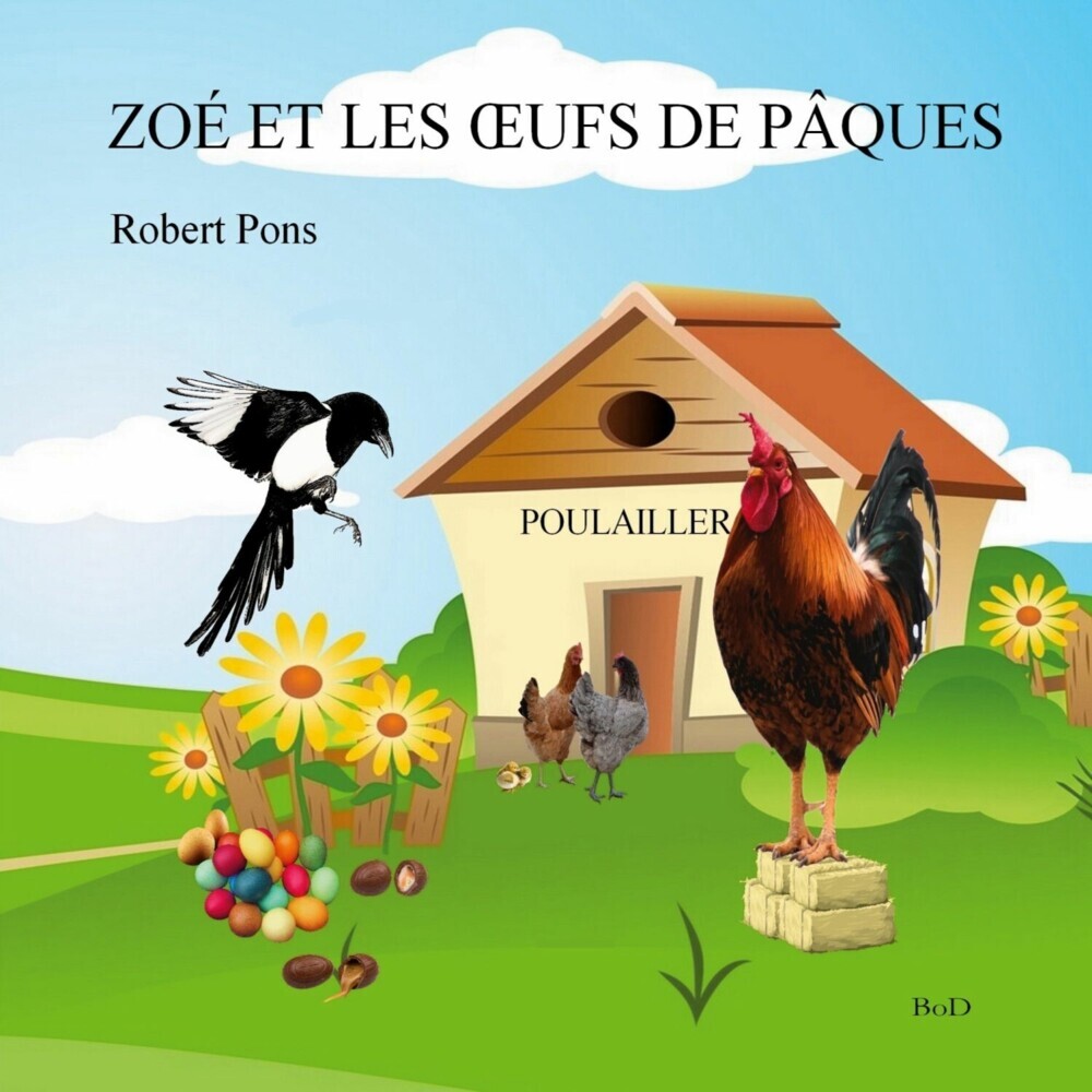 Zoé et les oeufs de Pâques main product photo