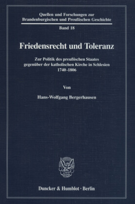 Friedensrecht und Toleranz.