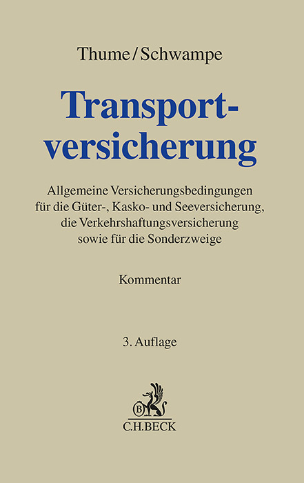 Transportversicherungsrecht, Kommentar main product photo