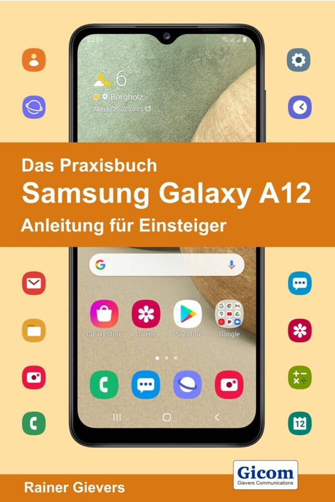 Das Praxisbuch Samsung Galaxy A12 - Anleitung für Einsteiger main product photo