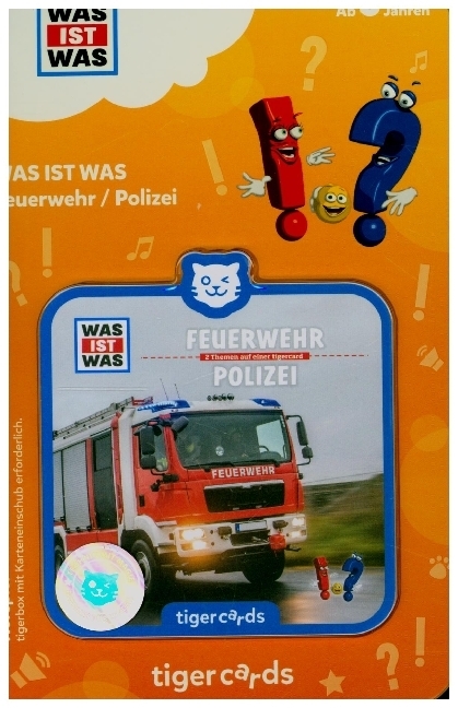 tigercard - WAS IST WAS: Feuerwehr / Polizei main product photo