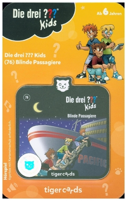 tigercard - Die drei ??? Kids - Blinde Passagiere main product photo