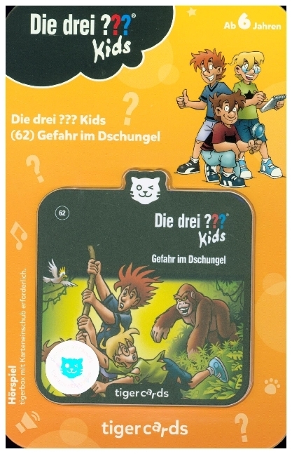tigercard - Die drei ??? Kids - Gefahr im Dschungel main product photo