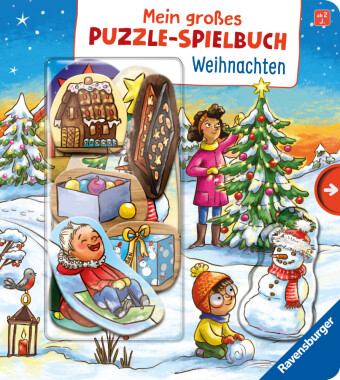 Mein großes Puzzle-Spielbuch - Weihnachten