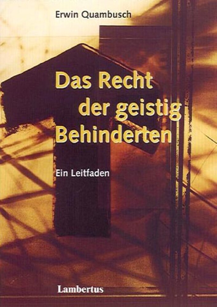 Das Recht der geistig Behinderten main product photo