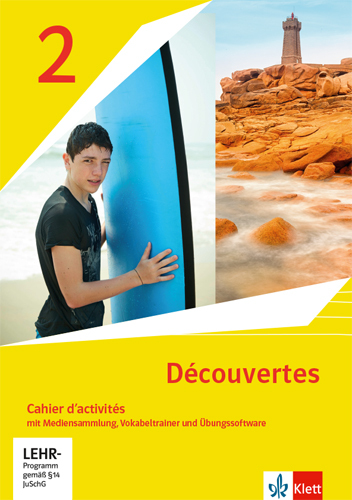 Découvertes 2. Ausgabe 1. oder 2. Fremdsprache - Cahier d'activités mit Mediensammlung, Vokabeltrainer und Übungssoftware 2. Lernjahr main product photo