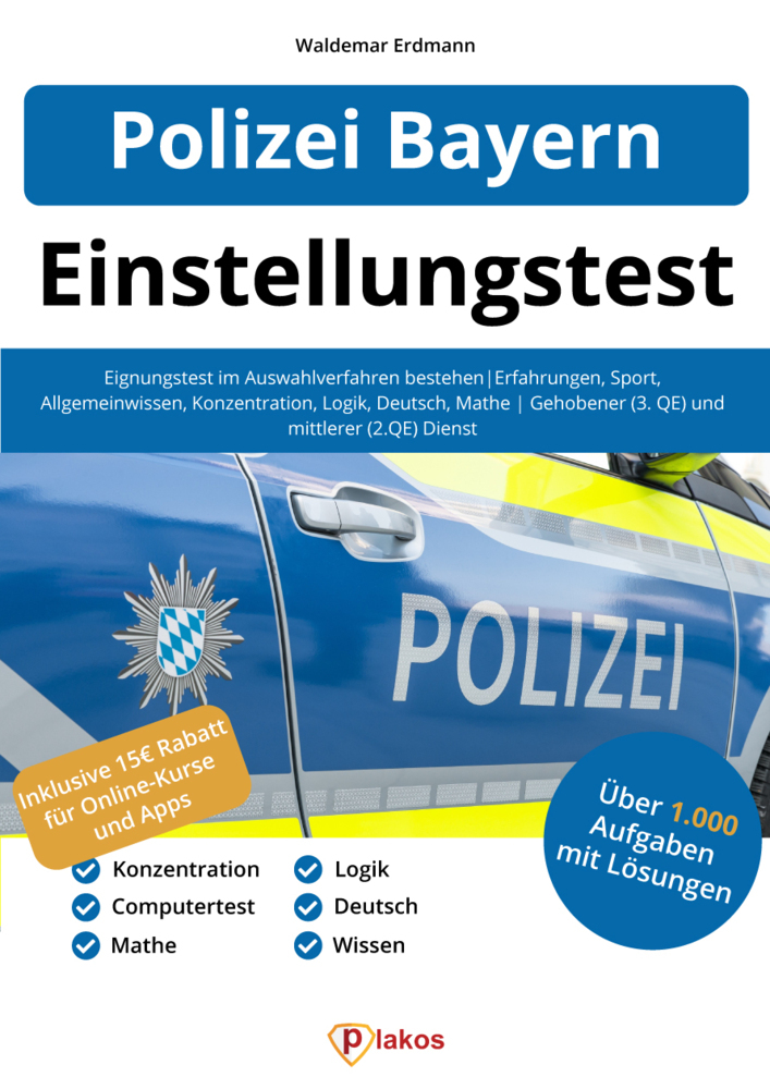 Polizei Bayern Einstellungstest main product photo