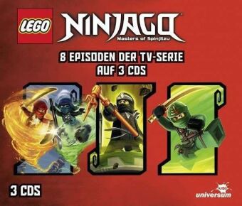 LEGO Ninjago Hörspielbox. Box.6, 3 Audio-CD