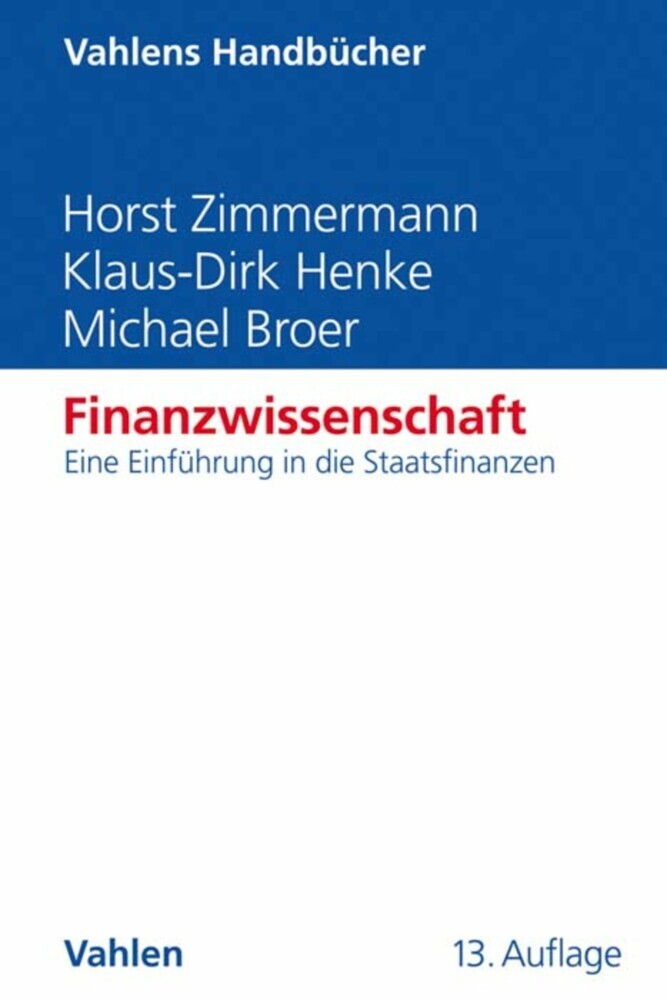 Finanzwissenschaft main product photo