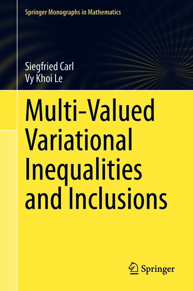 Multi-Valued Variational Inequalities and Inclusions main product photo