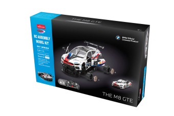 Jamara BMW M8 GTE 1:18 weiß 2,4GHz Bausatz