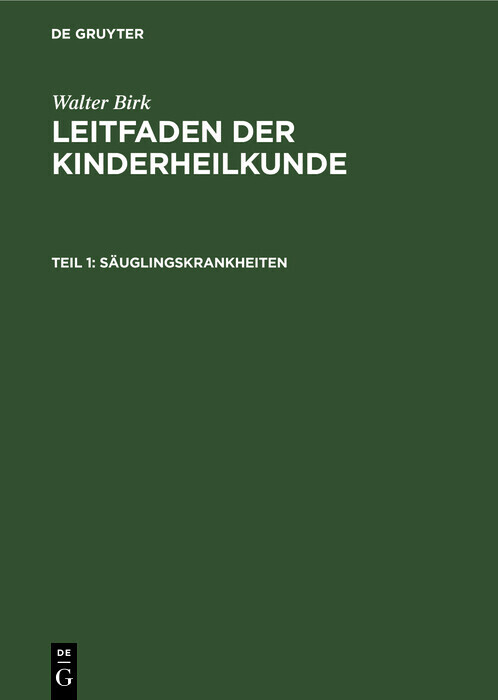 Säuglingskrankheiten main product photo