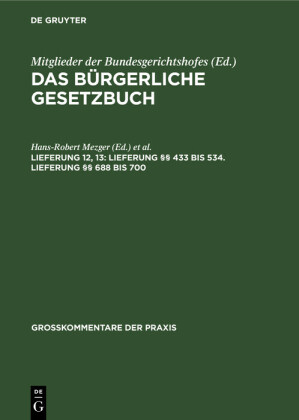 Lieferung      433 bis 534. Lieferung      688 bis 700