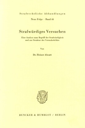 Strafwürdiges Versuchen.