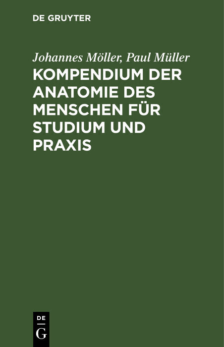 Kompendium der Anatomie des Menschen für Studium und Praxis main product photo