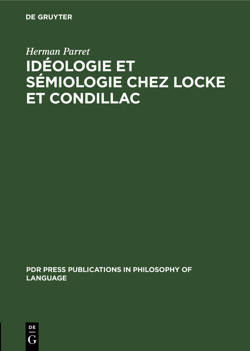 Idéologie et sémiologie chez Locke et Condillac main product photo