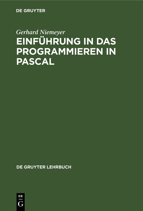 Einführung in das Programmieren in PASCAL main product photo