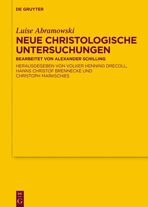 Neue Christologische Untersuchungen main product photo