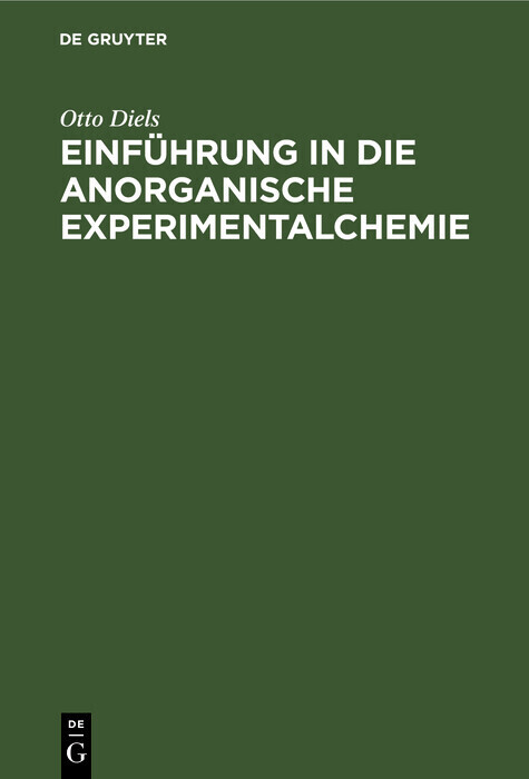Einführung in die anorganische Experimentalchemie main product photo