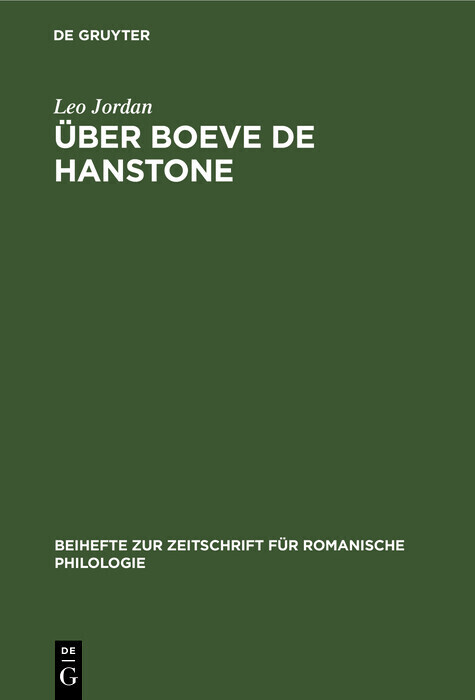 Über Boeve de Hanstone main product photo