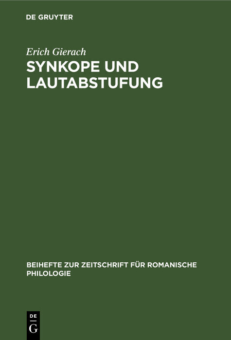Synkope und Lautabstufung main product photo