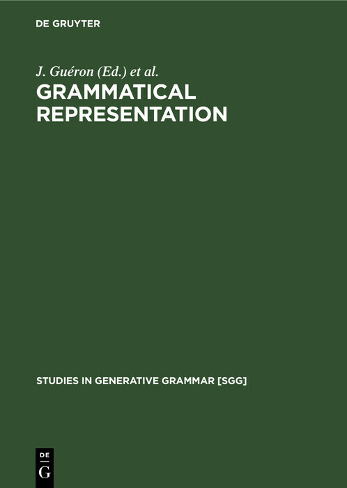 Grammatical Representation main product photo