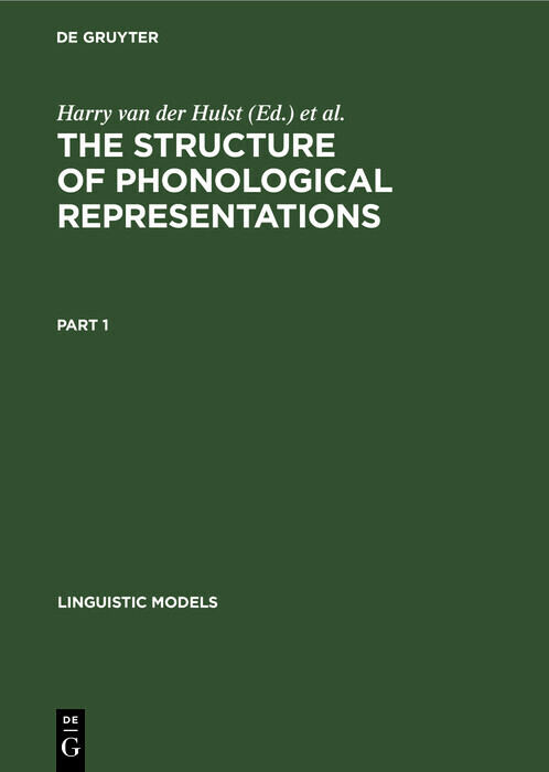 The Structure of Phonological Representations. Part 1 main product photo